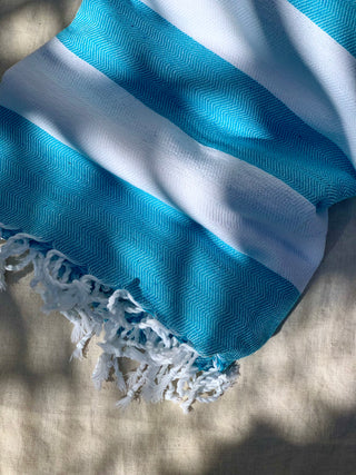 SALVI STRIPED BEACH TOWEL