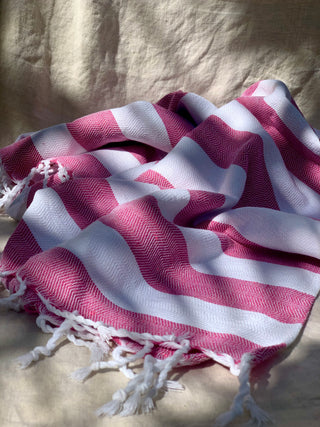 SALVI STRIPED BEACH TOWEL