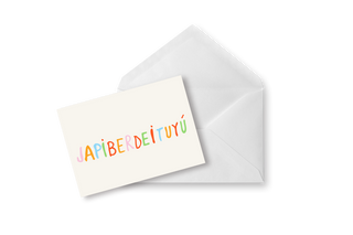 Japiberdeituyú Greeting Card