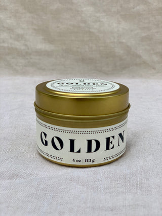 GOLDEN 4oz Travel Tin Candle