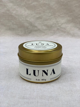 LUNA 4oz Travel Tin Candle