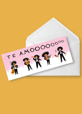 Te Amo Mariachi Serenata Greeting Card