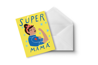 Super Mamá Greeting Card