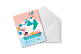 Gracias Lago Greeting Card
