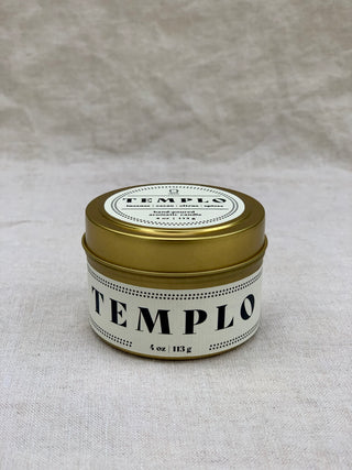 TEMPLO 4oz Travel Tin Candle